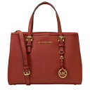 マイケルコース バッグ MICHAEL MICHAEL KORS 2WAYトートバッグ JET SET TRAVEL MD EW TOTE ブリックレッド レザー 30h3gtvt8l-616【あす楽対応】【ブランド】 アウトレット店買付け【送料無料】
