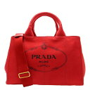 プラダ バッグ PRADA 2Wayハンドバッグ/トートバッグ カナパ/CANAPA レディース レッド キャンバス 1bg642canapa-ross 送料無料 あす楽対応