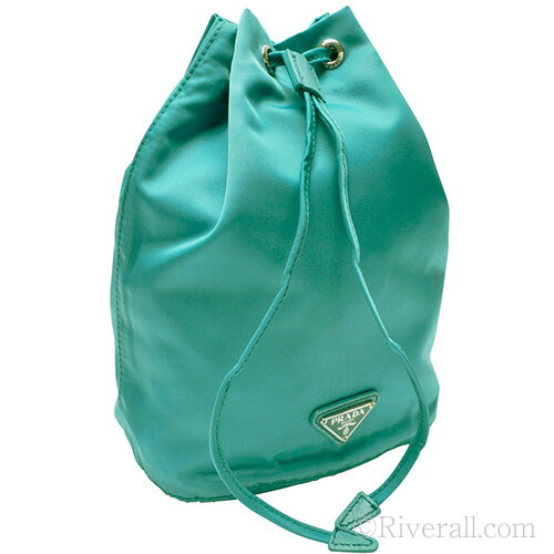 prada turquoise purse  