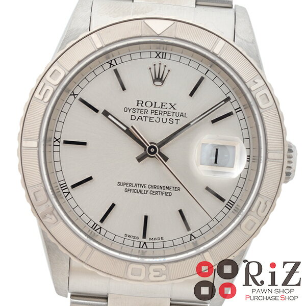 ROLEX ロレックス デイトジャスト サンダーバード 時計 自動巻き メンズ Silver シルバー 16264 A：良好品