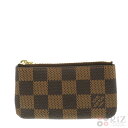【中古】 LOUIS VUITTON (ルイヴィトン) ポシェット・クレ 財布 小銭入れ/コインケース Damier/Ebene ダミエ/エベヌ N62658 used:B