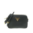 【中古】PRADA プラダ ショルダーバッグ バッグ ショルダー/メッセンジャーバッグ/ミニバッグ/ポシェット SAFFIANO サフィアーノ Black/ブラック 1BH036 used:A