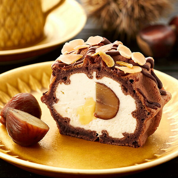 くるくるワッフル「渋皮マロン」【ハロウィン】【スイーツ 内祝い 誕生日 ロールケーキ ギフト】 ランキングお取り寄せ