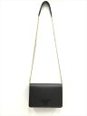 〇〇【中古】プラダ PRADA サフィアーノ チェーンウォレット レザー ミニバッグ 1BP012