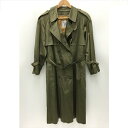 ☆☆【872】【中古】Burberrys バーバリーズ トレンチコート オリーブ 7AR 76-043-76 メンズ 送料無料
