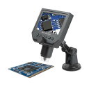 デジタルポータブル1-600X 3.6MP顕微鏡連続拡大鏡(4.3インチHD OLEDディスプレイ付き)
