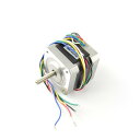 12V 0.4A 36oz-in 単極式ステッピングモーター (二重軸)