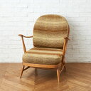 IZ49905N★ercol 1人掛け ソファ イージーチェア アーコール 英国 ヴィンテージ シングルソファ ラウンジチェア 北欧 モダン スタイル 椅子