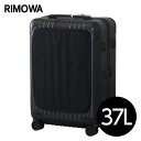 【期間限定ポイント10倍】リモワ RIMOWA エッセンシャル スリーブ キャビン 37L マットブラック ESSENTIAL SLEEVE Cabin スーツケース 842.53.63.4