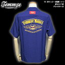 TEMMYEティミークリームソーダ◆TE 羽ティミー刺繍シャツ◆◆NAVY◆PD16SH-02
