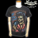 ◆LUCKY13ラッキー13 SLIM FIT TEEiEl Rey Vive