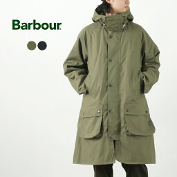 BARBOUR（<strong>バブアー</strong>） フーデッド パーカー / アウター コート 防風 タータンチェック メンズ <strong>ノンオイル</strong> HOODED PARKA