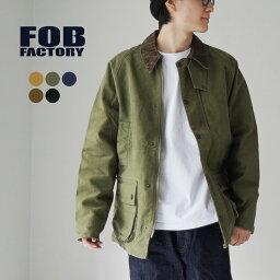 FOB FACTORY（FOBファクトリー） F2361 モールスキン ライディング <strong>ジャケット</strong> / メンズ アウター 羽織 厚手 日本製 <strong>コーデュロイ</strong> MOLESKIN RIDING JK