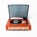 Gadhouse レコードプレーヤー Brad Retro record(TANGERINE)GAD001005TN