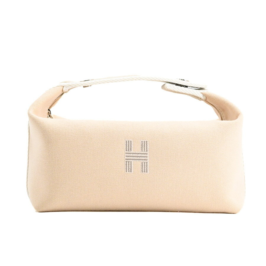 【中古】A品 エルメス ブリッドアブラックPM ポーチ トワルアッシュ レディース