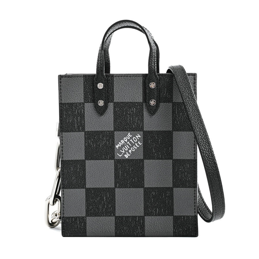 【中古】A品 ルイヴィトン サックプラXS ショルダーバッグ N60479 ブラック・グレー ユニセックス