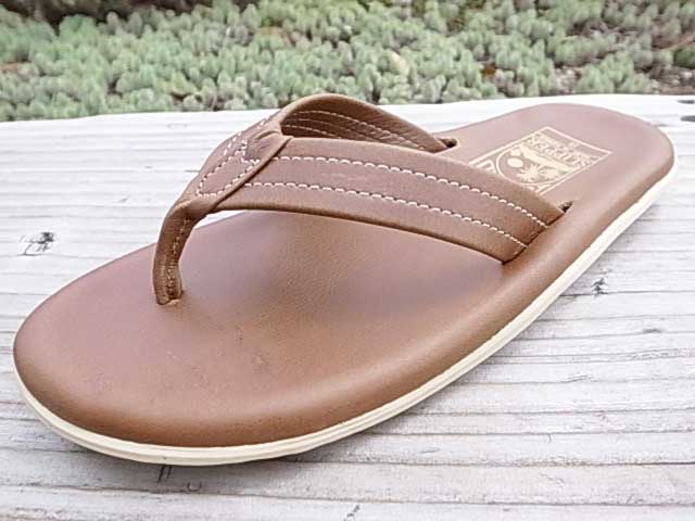 ISLAND SLIPPER　アイランド　スリッパ　leather thong sandal　レザートングサンダル　BUFF（ブラウン）　メイドインハワイ　レザーサンダル