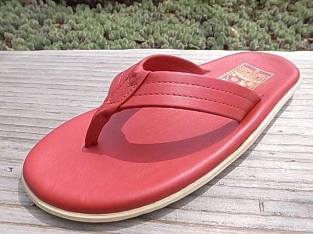 ISLAND SLIPPER　アイランド　スリッパ　leather thong sandal　レザートングサンダル　RED（レッド）　メイドインハワイ　レザーサンダル