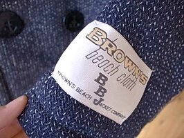 BROWN'SBEACHJACKETブラウンズビーチジャケット13STARP-COAT13スターピーコートNAVY
