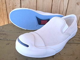CONVERSEコンバースJACKPURCELLSLIP-ONSUEDEジャックパーセルスリップオンスエードWHITE