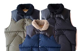 RockyMountainロッキーマウンテンダウンベストムートンカラーCHRISTYVEST’16