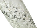 訪問着 手刺繍 正絹 豪華 桜 胡蝶蘭 フォーマル 結婚式 入学式 卒業式 入園式 卒園式 未仕立て グレー e375