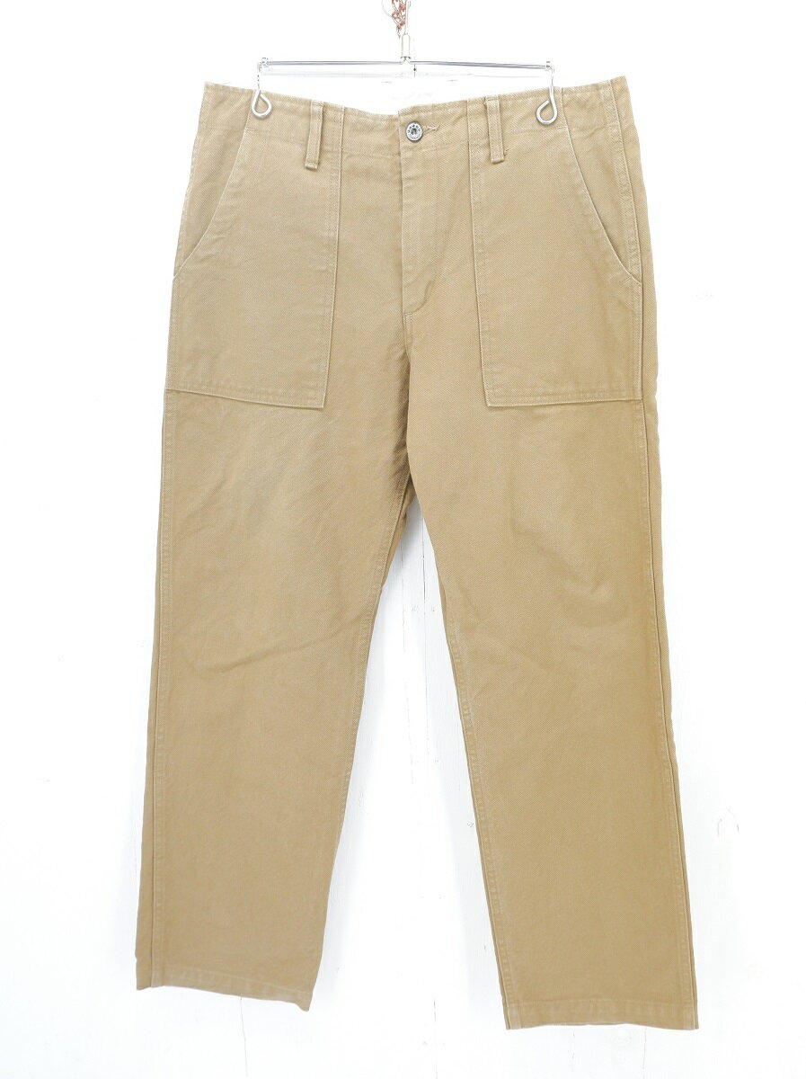 MOMOTARO JEANS BAKER PANTS size：32 <strong>桃太郎ジーンズ</strong> ベイカーパンツ ワークパンツ ボトムス ブラウン 01-094MA Made in Japan