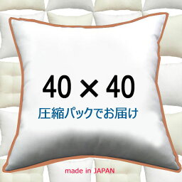 ヌードクッション <strong>40×40</strong>cmクッション中身 クッション中材クッション本体 Pillow Insert<strong>クッションカバー</strong>用本体 Cushion　40x40