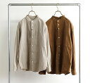 SALE40%OFF // nisica ニシカ バンドカラーシャツ コーデュロイ