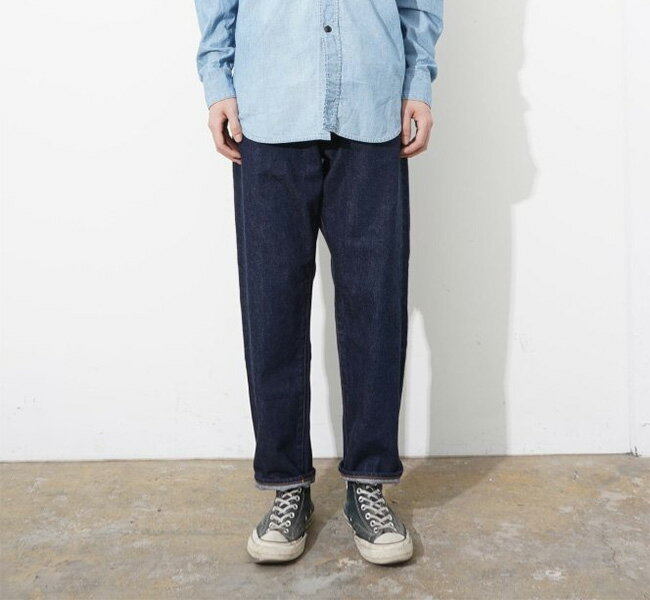 <strong>ordinary</strong> <strong>fits</strong> オーディナリーフィッツ ルーズアンクルデニム ワンウォッシュ LOOSE ANKLE DENIM one wash OF-P108OW