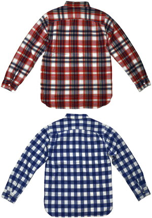 【レビューを書いて5%OFF♪】FIVEBROTHER(ファイブブラザー)【国内正規品】マドラスチェックワークシャツ長袖1515005日本製長袖仕様100年以上もの歴史のある老舗ブランドから王道のネルシャツ”