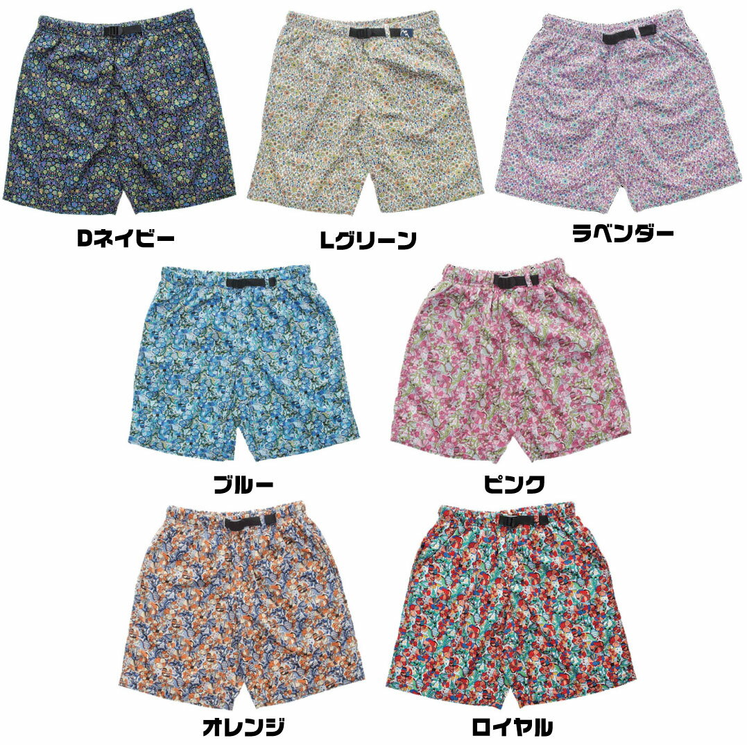 【レビューを書いて5％OFF＆送料無料】Mountain Mania（マウンテンマニア）MM FLOWER SHORT　マウンテンマニアフラワーショーツ　”小花総柄クライミングショーツ”