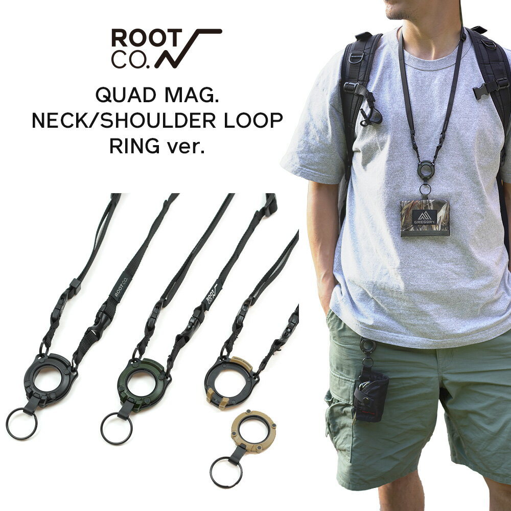 【ROOT CO.】GRAVITY QUADMAG. NECK/SHOULDER LOOP RING ver.