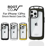 【ROOT CO.】[iPhone13Proケース]GRAVITY Shock Resist Case Elk.（米国mil規格耐衝撃）