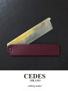CEDES MILANO セデスミラノ ポケットコーム ヘアブラシ くし ボルドー ced321406