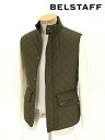 BELSTAFF ベルスタッフ キルティングベスト オリーブ ライニング使用可 WAIST COAT QUILTED MAN bel341608