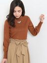 【SALE/70%OFF】ROPE' PICNIC ボトルネックTOPS ロペピクニック ニット【RBA_S】【RBA_E】