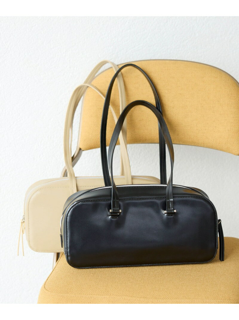 【SALE／50%OFF】ワイドボストンバッグ ROPE' PICNIC PASSAGE ロペピクニック バッグ ボストンバッグ ベージュ ブラック【RBA_E】[Rakuten Fashion]