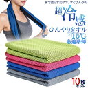 クールタオル 即日出荷 ひんやりタオル 10枚セット 冷却タ...