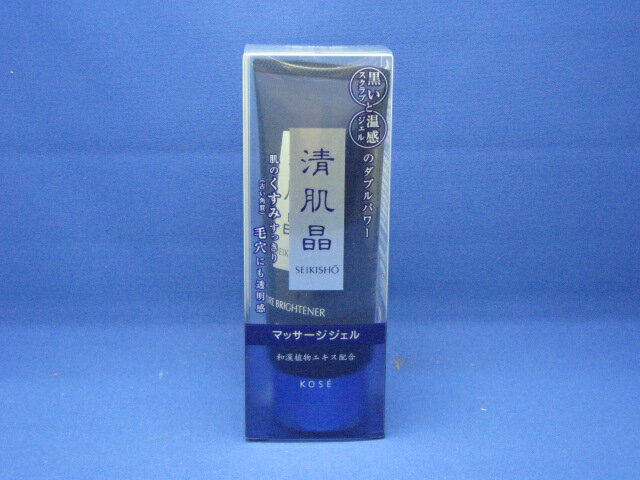 コーセー 清肌晶 ピュアブライトナー 80gKOSE［スキンケア マッサージ くすみ］[20000円(税抜)以上で送料無料] 【マラソン201207_日用品】【cosme0710】黒ずみ、くすみをスムーズオフし、毛穴の奥まで清らかにする、スクラブ入りホットマッサージジェル。