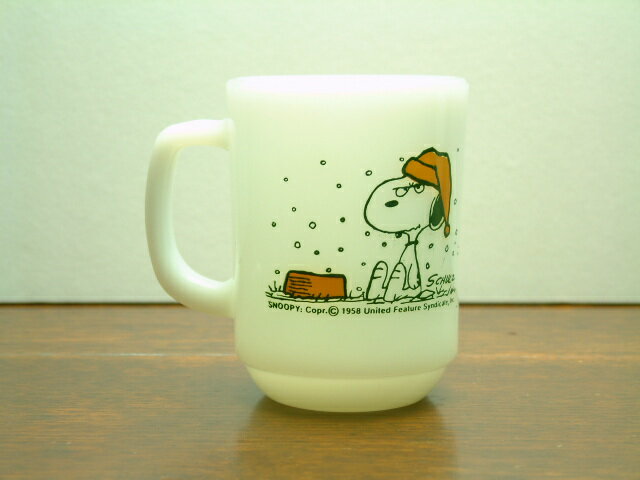 FIRE KING (ファイヤーキング）SNOOPY(スヌーピー）FRENCH TOAST （フレンチ　トースト） #1 アメリカ直輸入USED品 送料無料 