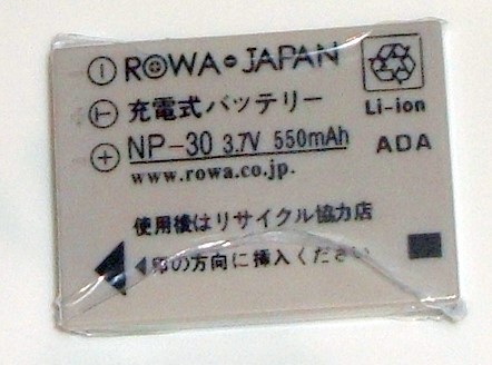 ●定形外送料無料●新品Fuji FinePix F440.FinePix F450のNP-30対応バッテリー