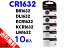 ●定形外送料無料●【10個入】CR1632(BR1632 DL1632 ECR1632 KCR1632 LM1632 KECR1632互換) コイン形 リチウム 電池