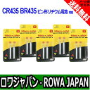 ●定形外送料無料●【ロワジャパン】【竿先ライト/電気ウキ対応】【10個セット】『ROWA/ロワ』CR435 BR435 ピン形 リチウム 互換 電池