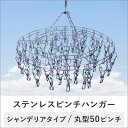 【送料無料】【洗濯物用ハンガー50ピンチ衣類靴下物干しハンガー洗濯物干し屋外屋内】『固定ピンチハンガーステンレス丸50Pピンチ』 ハンガー ランドリー 物干し台 物干しスタンド 室内 ピンチハンガー 部屋干し 外干し おしゃれ tsk | 洗濯干し 洗濯ハンガー 洗面所 (B295)