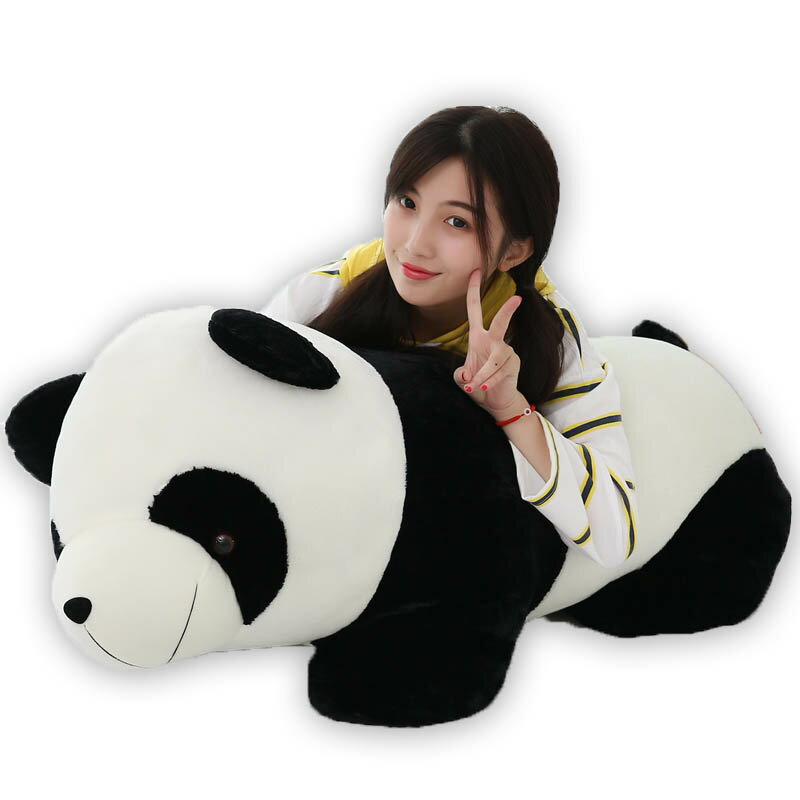 可愛いパンダ PANDA 抱き枕 特大 プレゼント 御祝い お誕生日プレゼント ぬいぐるみ 手触りふわふわ 動物 抱き枕 女性 母の日 クリスマス 彼女 ギフト 贈り物 女の子 店飾り おもちゃ 全長80cm