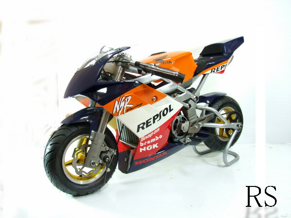 ☆最速水冷40ccポケットバイク☆モトGP REPSOLカラーモデルポケバイ【エンタメセール1225】