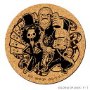 【フジテレビ限定】ONE PIECE FILM GOLD コルクコースター ウソップ&フランキー&ブルック