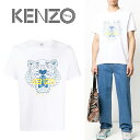7 KENZO ケンゾー FA55TS0504YA タイガー ホワイト Tシャツ