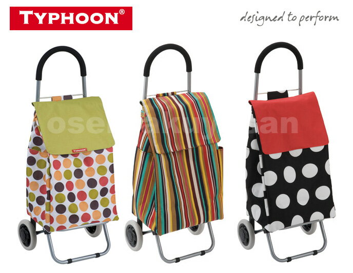 TYPHOON タイフーン ショッピングカート/トロリー/キャリー　タイヤ付きお買い物かご♪折りたたみ式 【Trolley Shopping Cart】入荷しました♪